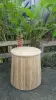Product image 1 of the product “Zylindric – Side Table with Lid | 46.5 cm Height, Ø 41 cm | Teak Wood, Natural Finish ”